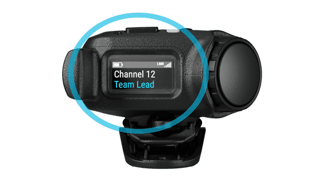 AXIOM Full-colour OLED display screen keeps you fully informed
