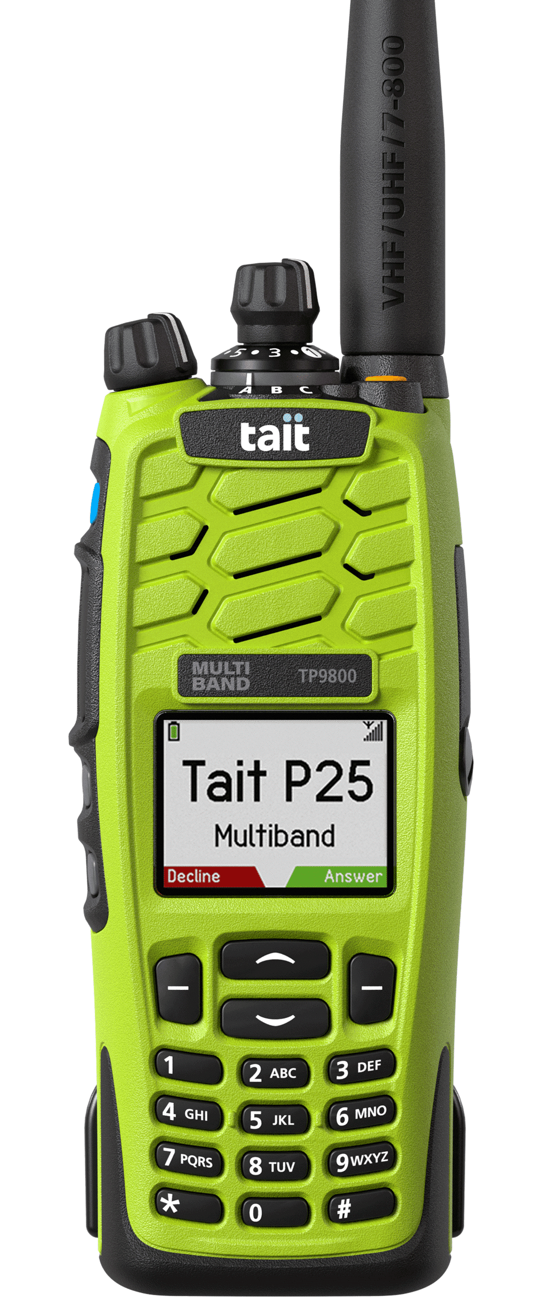 TP9800 P25 Green 16key Portable